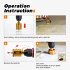 DaduoRi 3 1/2" Serrated Diamond Hole Saw with 2Pcs Removable