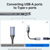 biaze USB C Female to USB Male Adapter, USB A