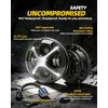 X-Design 7 Inch Round LED Headlights Compatible with Jeep Wrangler