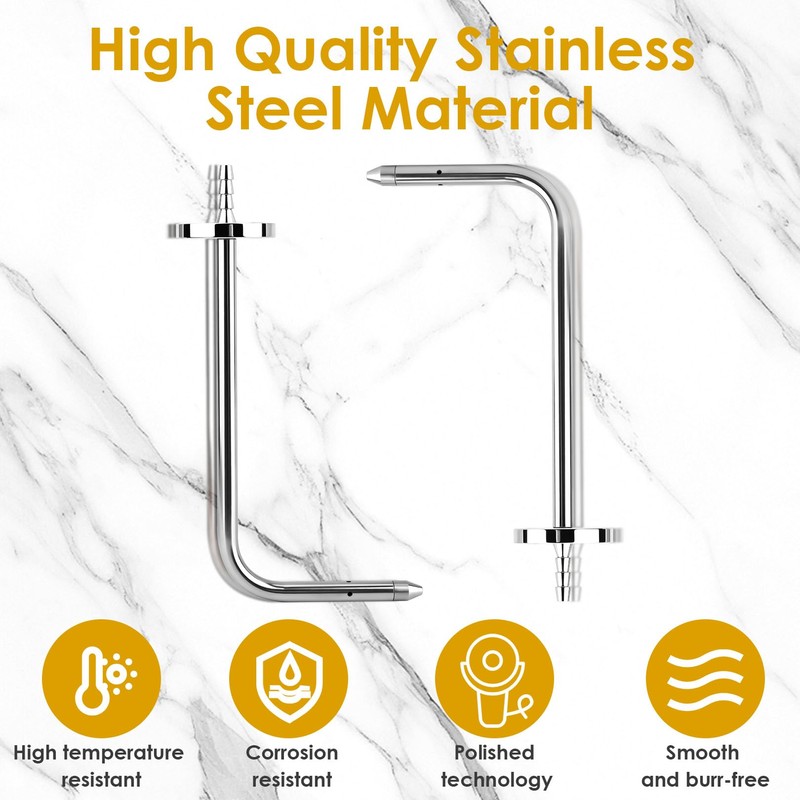 Static Pressure Probe with Magnetic Flange for HVAC Fieldpiece Manometers