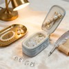 Mini Portable Travel Jewelry Box Keychain, Ring Holder Keychain