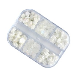 Baluue Nail Art Charms Flower Decoration for Manicure for Home and Salon Use for Parties Birthdays and Celebrations