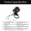 66mm Universal Digital LED Tachometer Speedometer Fuel Gauge Oil Level