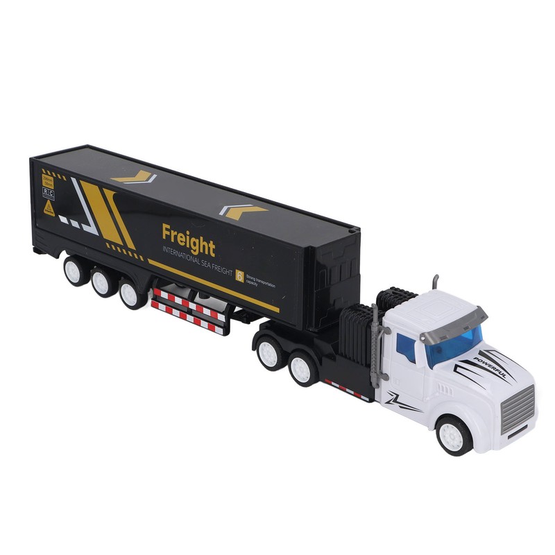 Container Truck Toy High Simulation Extended Carriage Container Trailer Model