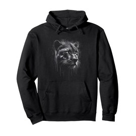 Panther Lover animal Big Cat Panther Animal black Pullover Hoodie