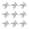 100pcs Terminal Marker Carrier 35mm DIN Rail Installation Universal UK