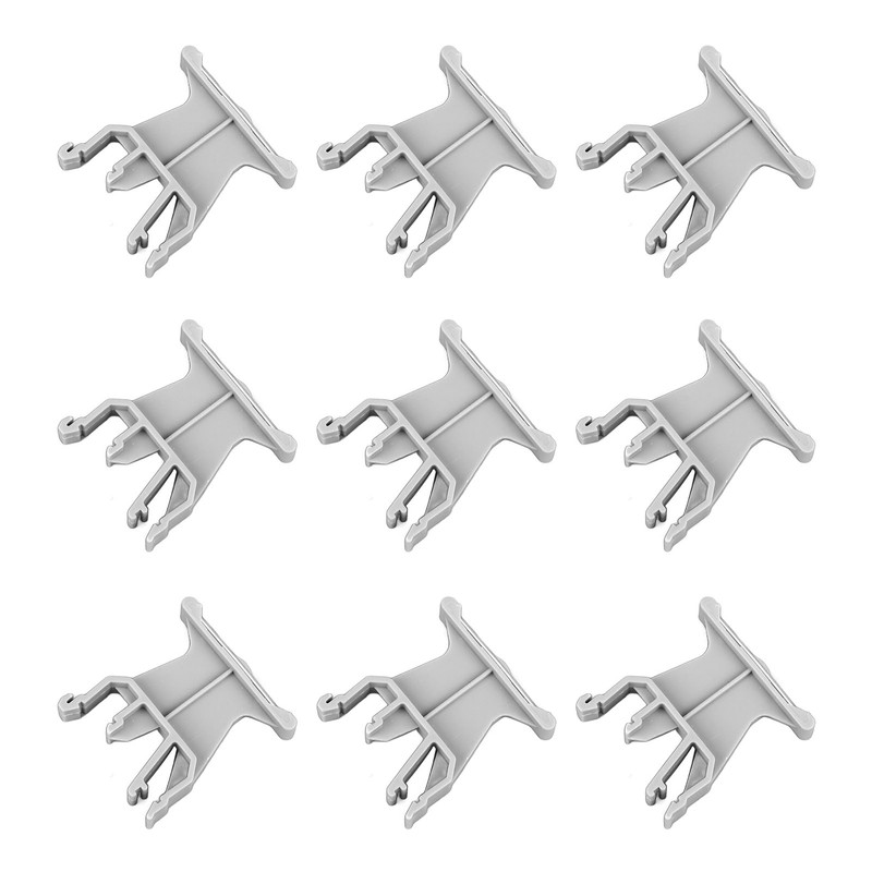 100pcs Terminal Marker Carrier 35mm DIN Rail Installation Universal UK