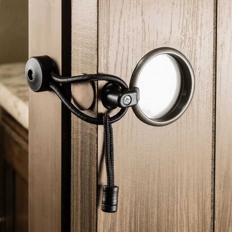 RecPro RV Pocket Door Holder | Bungee Cord with Pull