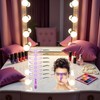 1Pc Pouple Eyebrow Shaping Kit,Eyebrow Template，8 Styles Reusable Eyebrow Stencil