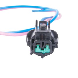 2-Wire Ambient Air Temperature Sensor Connector Pigtail Compatible with Nissan 2002-2021, 1B858, 6185-0865, 6918-1774