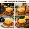 Artificial HamburgerRealistic Fake Food Display Faux Burger Bread Model for