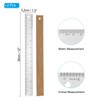 PATIKIL 12 Inch Stainless Steel Ruler Straight Edge Ruler, 2