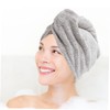 Gatuida Absorbent Hair Towel Cap for Women Quick Drying Coral