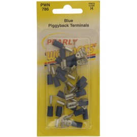 Pearl PWN786 Piggy-Back Wiring Connectors - Blue (Pack of 25)
