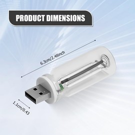 HQRNYP USB LED Car Interior Atmosphere Light, Car USB Night Light, Plug-in Auto Ambient Lighting Retro Lamps, Touch Adjustment LED Automotive Night Lamp Auto Accessories for bedrooms Camping (Blue)