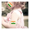 Womaha 30 Temporary India Flag Tattoos Fans Face Tattoo Stickers
