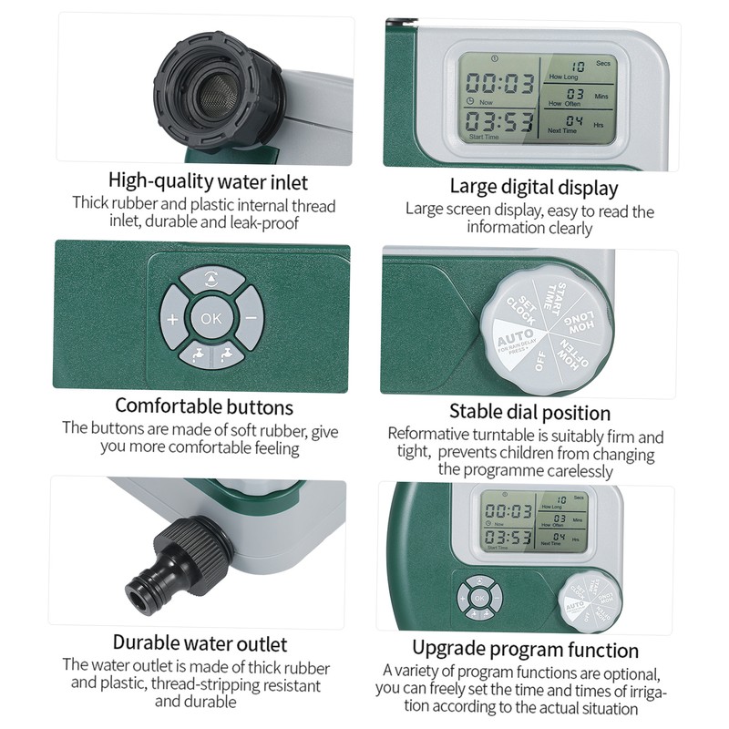Programmable Digital Hose Faucet Timer Outdoor Battery Operated Automatic Watering