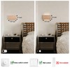 Wood Wall Sconce Indoor Wall Lights Hardwired 1 Pack Up