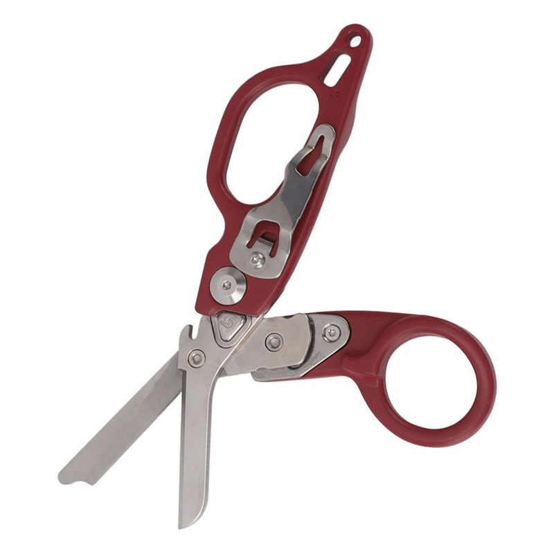 Emergency Response Shears Aluminum Alloy Multifunction Foldable Shears for Indoor