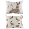 Evans Lichfield Standing Hare Cushion, Natural, Size 17"X13"