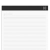 TRU RED Staples TR57380 Notepads, 8.5 x 11.75-Inch, Meeting Agenda