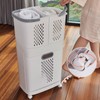Laundry Basket on Wheels, 3 Section Detachable Laundry Hamper with