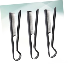 VICASKY 3pcs Shaped Hair Combs Set Plastic Styling Straightening Combs for Women Salon Accessories for Hairdressing and Detangling Convenient DIY Tool for Natural Hairstyles