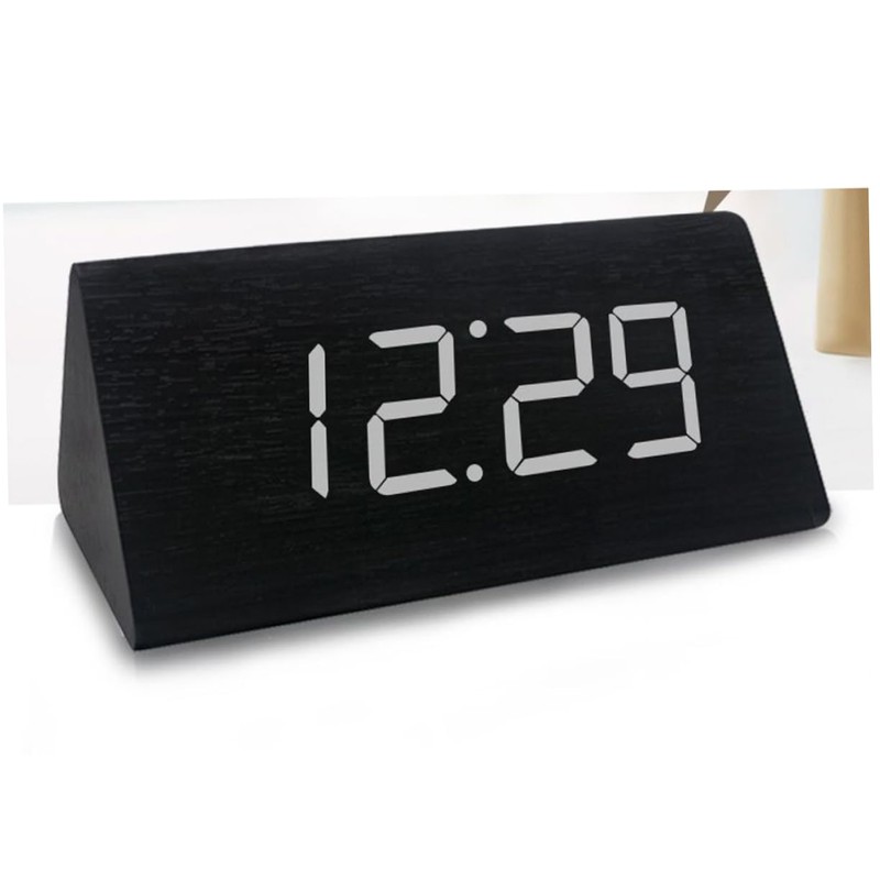 Artibetter Men's Watches Smart Watch Table Clock Modern Clock Wooden