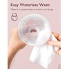 Momcozy Natural Breast Pump Wipes for Pump Parts Cleaning On-the-go,