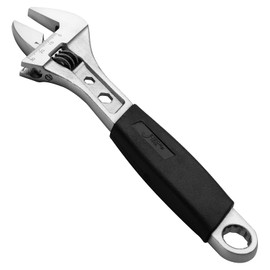 Jetech 200mm (8 Inch) Adjustable Spanner with Soft Grip Handle - Professional Wide Jaw Shifter Wrench for Versatile Applications
