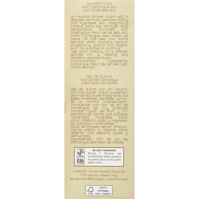 L'Amande Fleur de Sel Foam 250 ml