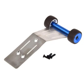 Metal Wheelie Bar Chassis guards Compatible with 1/16 Mini Maxx 4WD RTR Brushless Monster Truck RC Car Upgrade Parts(Blue)