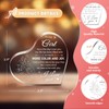 PETCEE for Girl - 3.9x0.4x3.9 Heart-Shaped Engraved Plaque Romantic Gift