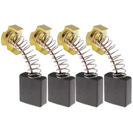 ECSiNG 2 Pairs of Carbon Brushes 7x17x17mm Compatible with Rexon M2500A Mitre Saw Power Tool Replacement Parts Electric Tool Accesories