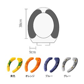Toilet Seat Seat, Paste Only, Comfortable to Sit, No Pilling, Adsorption Type, Warm, Antibacterial, Odor Resistant, Washable, Toilet Seat Paste Type
