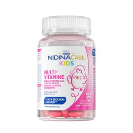 NESTLÉ NIDINACARE KIDS Multi-Vitamine Integratore Alimentare per bambini da 3 anni, Barattolo da 60 caramelle gommose (162g)