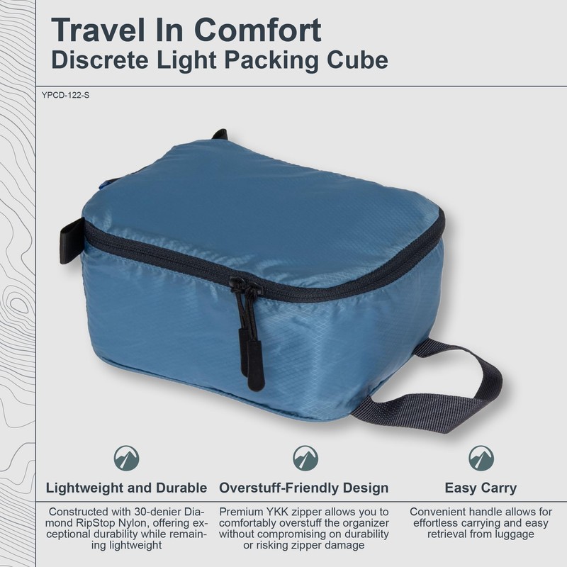 COCOON Packing Cube Light Discrete - Packing Bag Ash Blue