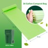 GreFusion Compostable 36 gallon Trash Bags, Extra Thick 1.28 Mills,