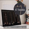 HappyHome Necklace Display Velvet Jewelry Display Holder Stand 37cm x