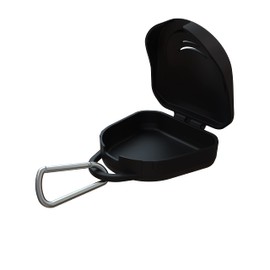 GAME ON Custom Ventilated Protective Mouth Guard Case - Black