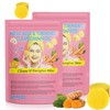  Aiwejay 80PCS Turmeric Face Scrub Pads,Turmeric Kojic Acid Cleansing