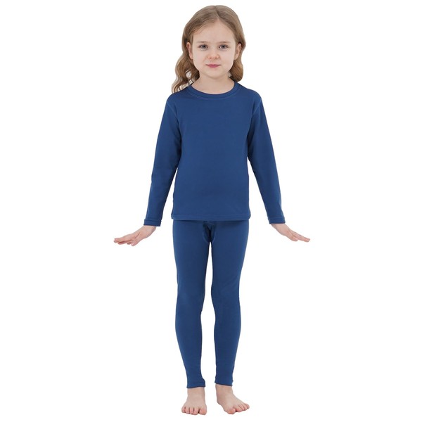 PISIQI - Juego de ropa interior térmica para niñas, ultra