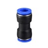 sourcing map Plastic Straight Union Push to Connect Tube Fitting