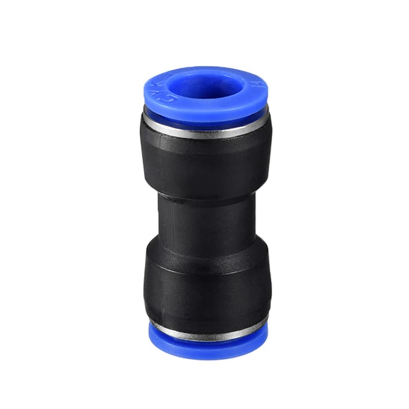 sourcing map Plastic Straight Union Push to Connect Tube Fitting