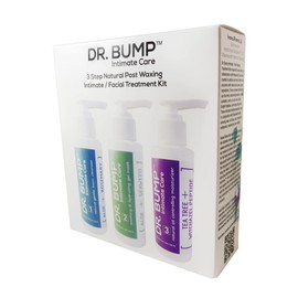 Dr. Bump 3 Step Natural Post Waxing Intimate/Facial Treatment Kit 3 X 4 fl oz | 118 ml