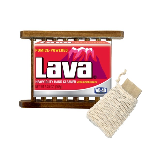 Lava's Heavy-Duty Hand Cleaner Pumice Lava Soap Bar WD-40 (5.75