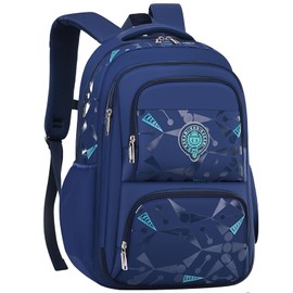 ZIMRAHYG Mochilas para Niños, Mochila Escolar de Gran Capacidad, Mochilasmochilas Escolares Juveniles.Bolsa Escolar de Resistente al Agua, Mochila de Viaje de Ligero, para Primaria (Azul)