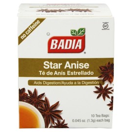 Badia - Star Anise Tea Caffeine Free - 10 Tea Bags