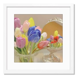 ALLUCKYAN 24x24 White Picture Frame Mat for 20x20 Photo Wall Mounting Poster Frame-1pcs