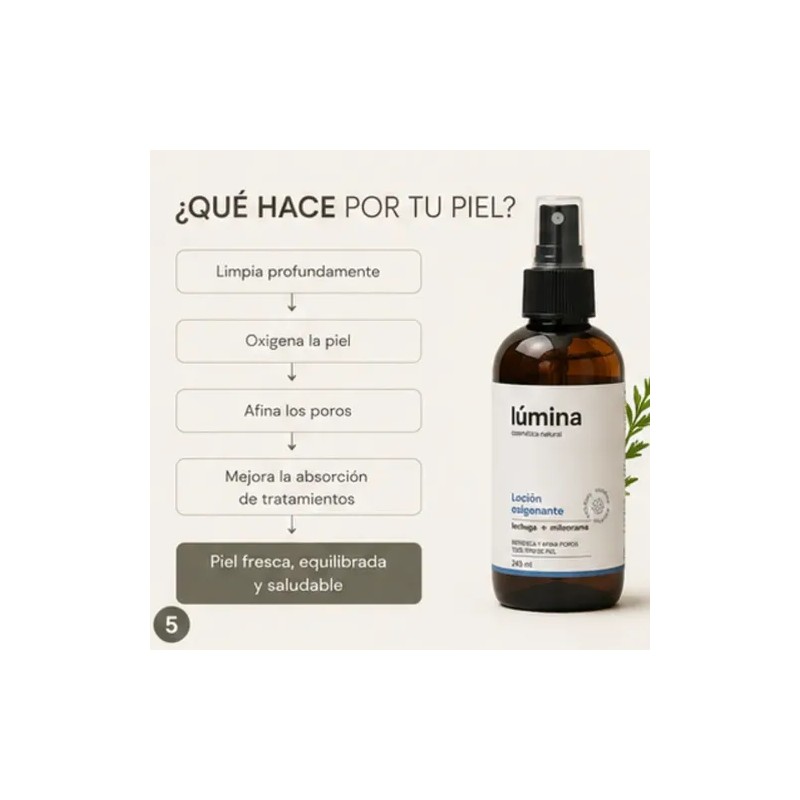 Tonico Micelar Facial Locion Oxigenante Lumina 245ml